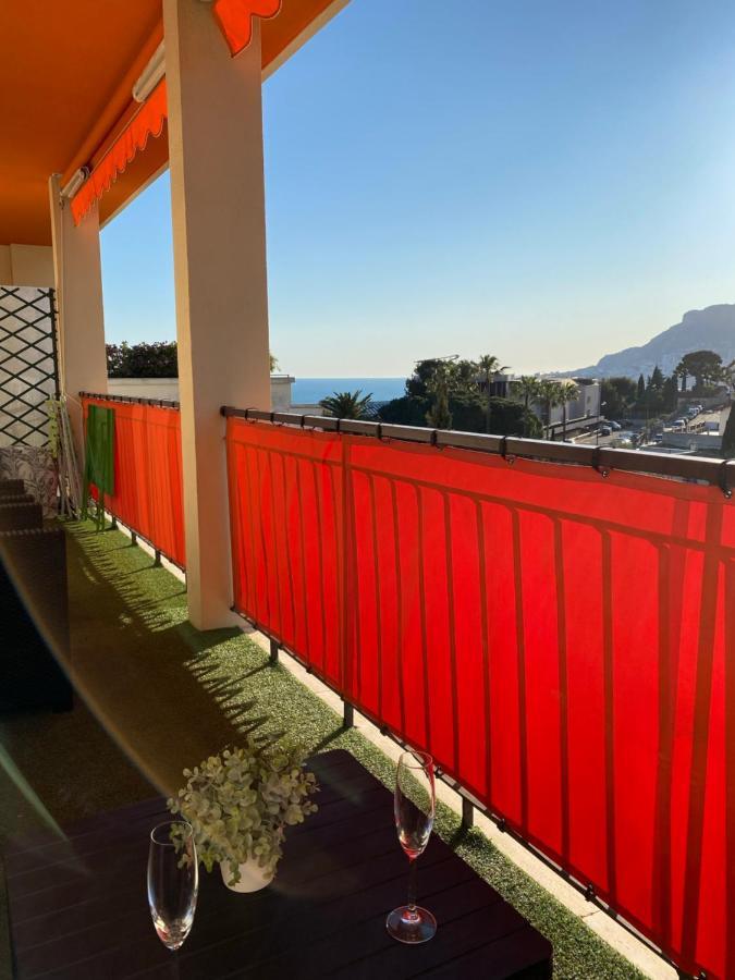 Charmant 2 Pieces Vue Sur Mer Et Monte-Carlo A Roquebrune Cap Martin Exterior foto