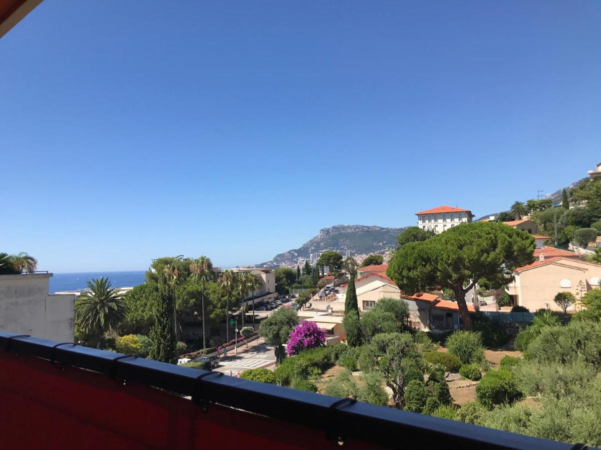 Charmant 2 Pieces Vue Sur Mer Et Monte-Carlo A Roquebrune Cap Martin Exterior foto